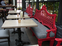 Five Crowns Benches - Project Gallery - Hayes Woodworks